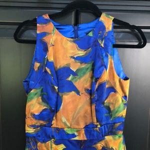 Beautiful Silk Carmen Marc Valvo Dress Size 4